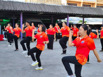 บุคลากรสำนักงานสหกรณ์จังหวัดนครนายก ร่วมเต้นแอโรบิค ... พารามิเตอร์รูปภาพ 1