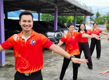 บุคลากรสำนักงานสหกรณ์จังหวัดนครนายก ร่วมเต้นแอโรบิค ... พารามิเตอร์รูปภาพ 2