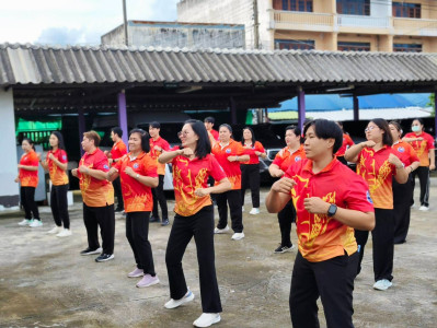 บุคลากรสำนักงานสหกรณ์จังหวัดนครนายก ร่วมเต้นแอโรบิค ... พารามิเตอร์รูปภาพ 1