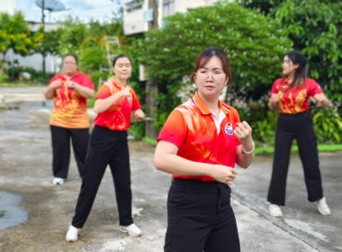 บุคลากรสำนักงานสหกรณ์จังหวัดนครนายก ร่วมเต้นแอโรบิค ... พารามิเตอร์รูปภาพ 6