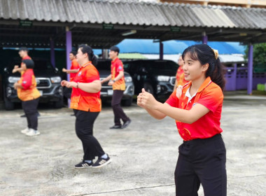 บุคลากรสำนักงานสหกรณ์จังหวัดนครนายก ร่วมเต้นแอโรบิค ... พารามิเตอร์รูปภาพ 5