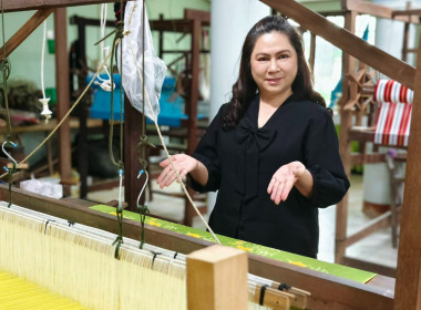 ตรวจเยี่ยมและพบปะกลุ่มสตรีสหกรณ์หัตถกรรมผ้าทอไทยพวนบ้านใหม่ ... พารามิเตอร์รูปภาพ 1