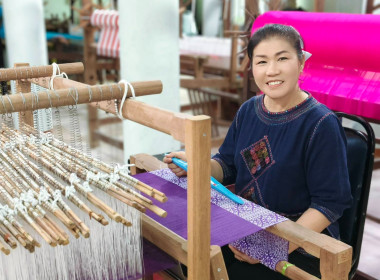 ตรวจเยี่ยมและพบปะกลุ่มสตรีสหกรณ์หัตถกรรมผ้าทอไทยพวนบ้านใหม่ ... พารามิเตอร์รูปภาพ 7