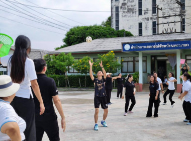 บุคลากรสำนักงานสหกรณ์จังหวัดนครนายก ร่วมเล่นกีฬาแชร์บอล ... พารามิเตอร์รูปภาพ 2